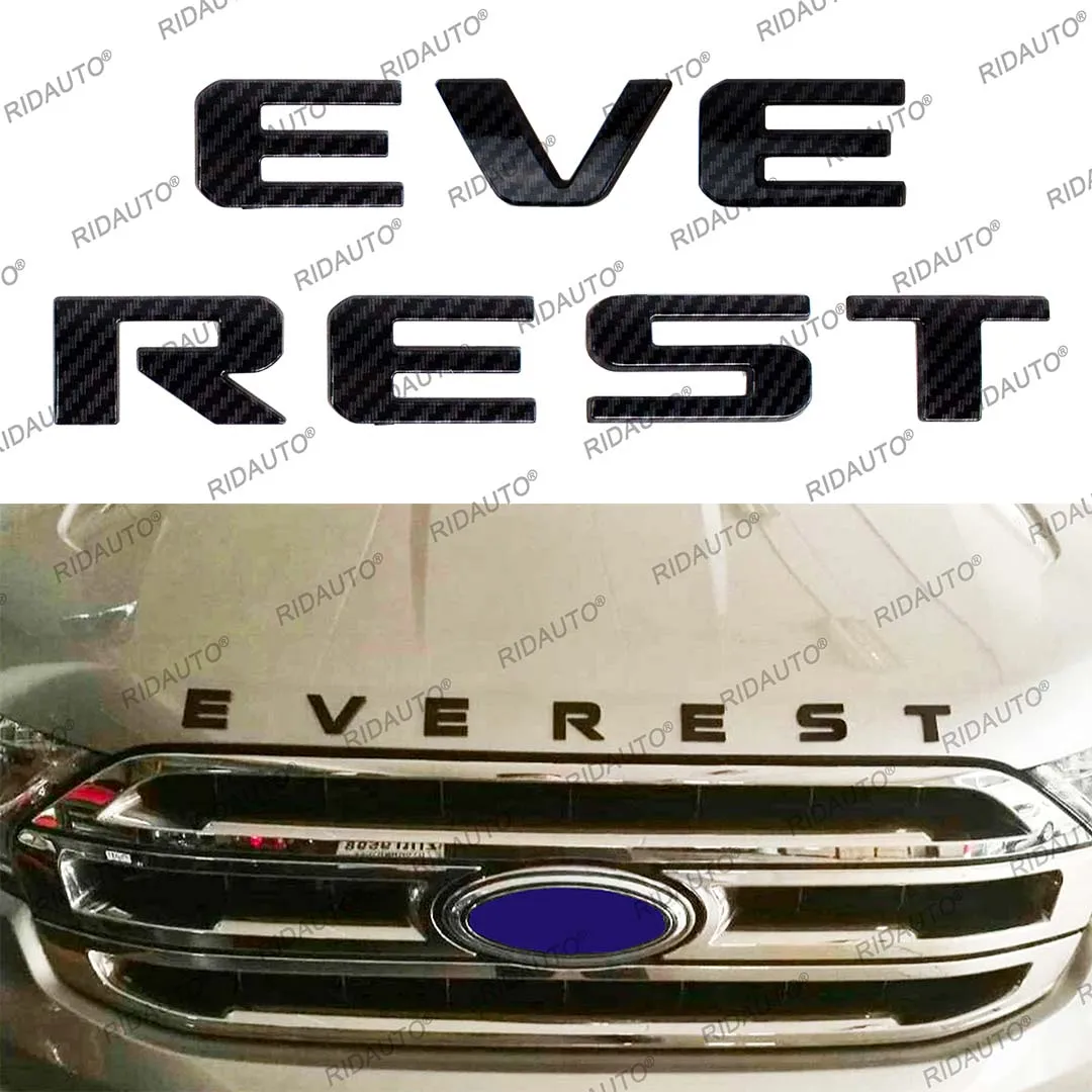 3D Hood Emblem Logo Letters Sticker For Everest 2015-2021 Auto Parts With Glue Chromium Styling Carbon Fiber Sticker Decoration
3D Hood Emblem Logo Letters Sticker For Everest 2015-2021 Auto Parts With Glue Chromium Styling Carbon Fiber Sticker Decoration