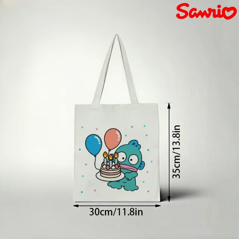 1pc Sanrio Hangyodon Birthday Canvas Tote Bag, Cake & Balloon Print Eco Shoulder Bag
1pc Sanrio Hangyodon Birthday Canvas Tote Bag, Cake & Balloon Print Eco Shoulder Bag