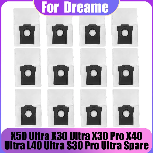 Dust Bag For Dreame X50 Ultra X30 Ultra X30 Pro X40 Ultra L40 Ultra S30 Pro robot vacuum cleaner Replacemet Accessories parts
Dust Bag For Dreame X50 Ultra X30 Ultra X30 Pro X40 Ultra L40 Ultra S30 Pro robot vacuum cleaner Replacemet Accessories parts