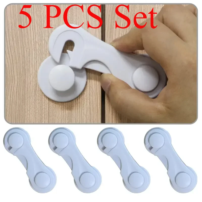 5Pcs Child Security Protection Lock Protection Kids Drawer Home Anti-open Cabinet Kids Door Refrigerator Safety Lock Buckle
5Pcs Child Security Protection Lock Protection Kids Drawer Home Anti-open Cabinet Kids Door Refrigerator Safety Lock Buckle