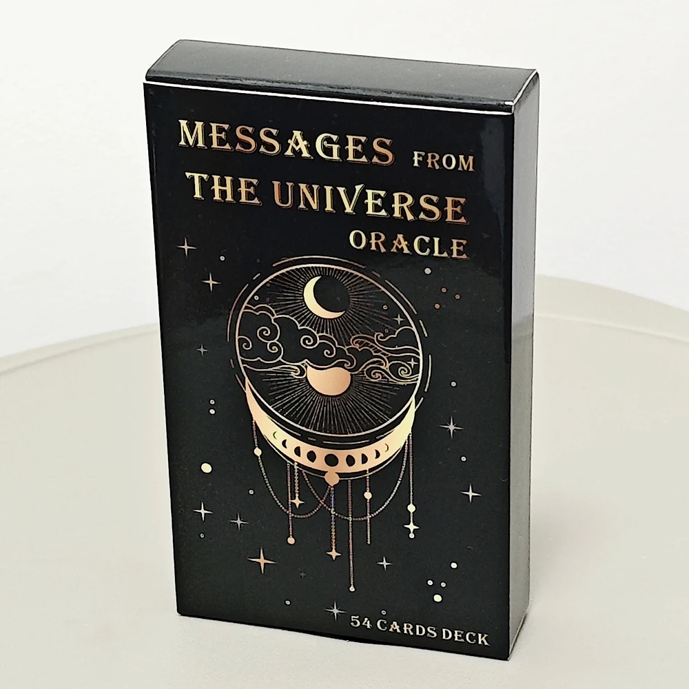 Messages From The Universe Oracle Deck with Guidance From Your Guides for General Readings 54 Pcs Oracle Cards 10.3*6cm
Messages From The Universe Oracle Deck with Guidance From Your Guides for General Readings 54 Pcs Oracle Cards 10.3*6cm