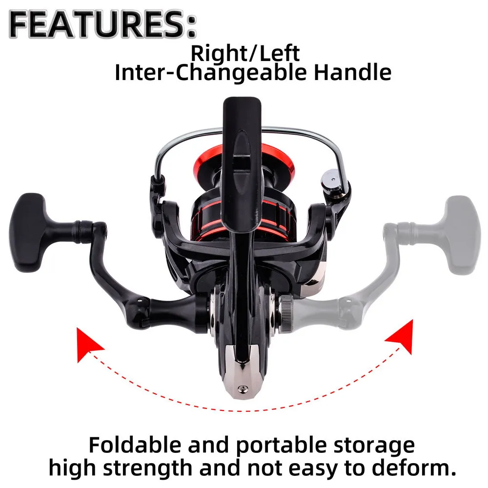 New Hot All Metal Long Cast Spinning Reels Lure Rock Fishing Sea Rod Saltwater Freshwater Ultra Smooth Bass Panfish Trout Tackle
New Hot All Metal Long Cast Spinning Reels Lure Rock Fishing Sea Rod Saltwater Freshwater Ultra Smooth Bass Panfish Trout Tackle