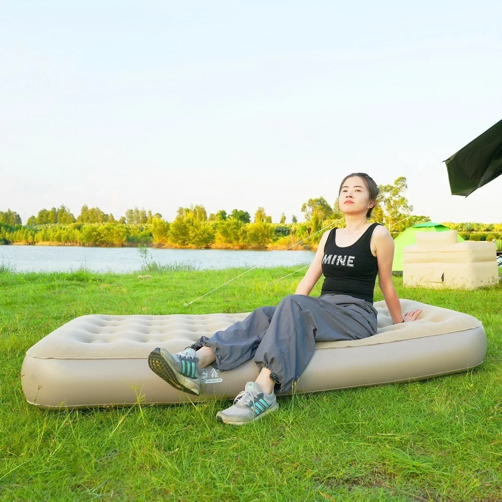 New Single Outdoor Thickened Inflatable Lazy Bed Double Camping Flocking Bed Fast Seat Cushion Automatic Inflation
New Single Outdoor Thickened Inflatable Lazy Bed Double Camping Flocking Bed Fast Seat Cushion Automatic Inflation