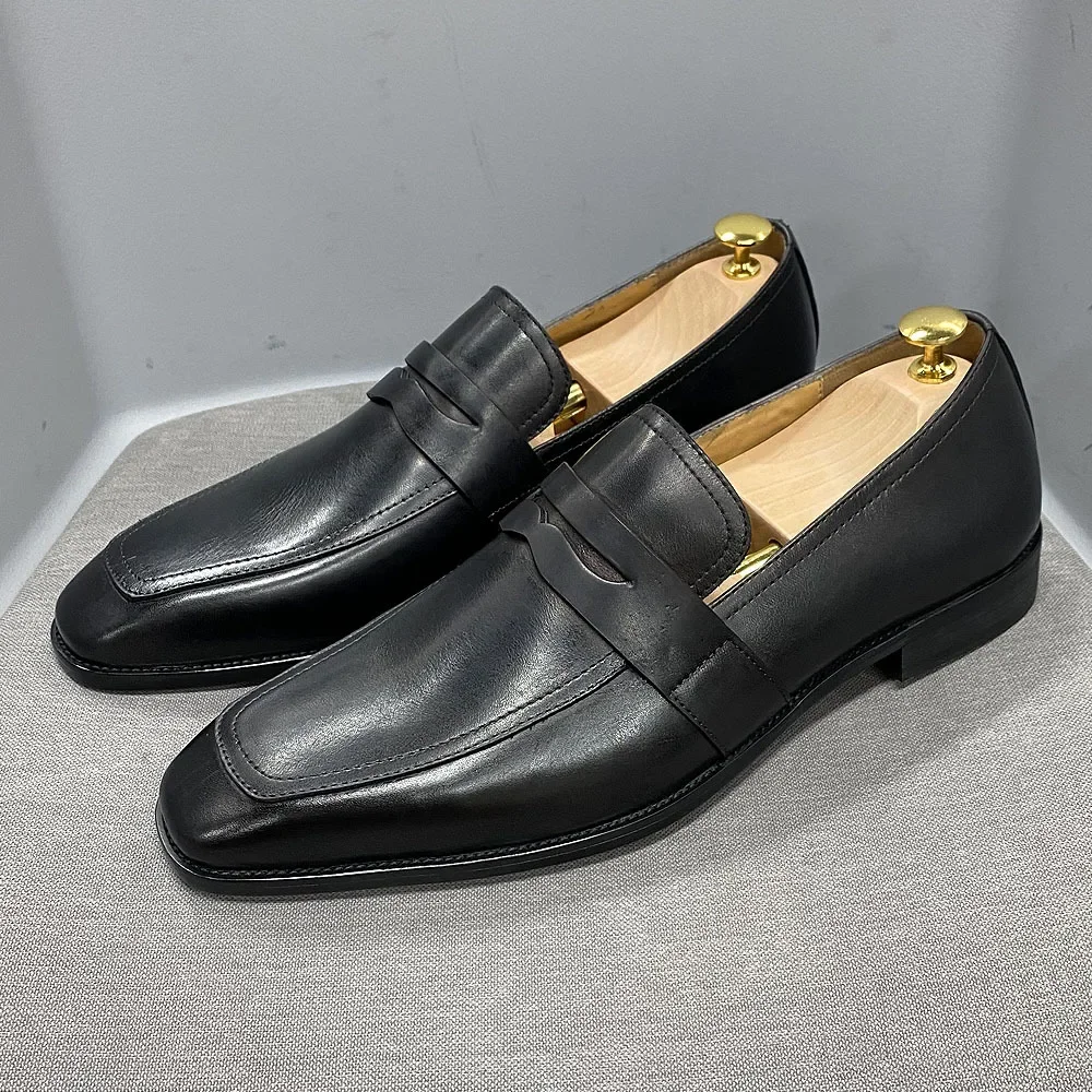 Classic Italian Style Men Loafer Casual Shoes Genuine Cowhide Leather Business Dress Shoes Men Flats Luxury Handmade Men Flats
Classic Italian Style Men Loafer Casual Shoes Genuine Cowhide Leather Business Dress Shoes Men Flats Luxury Handmade Men Flats