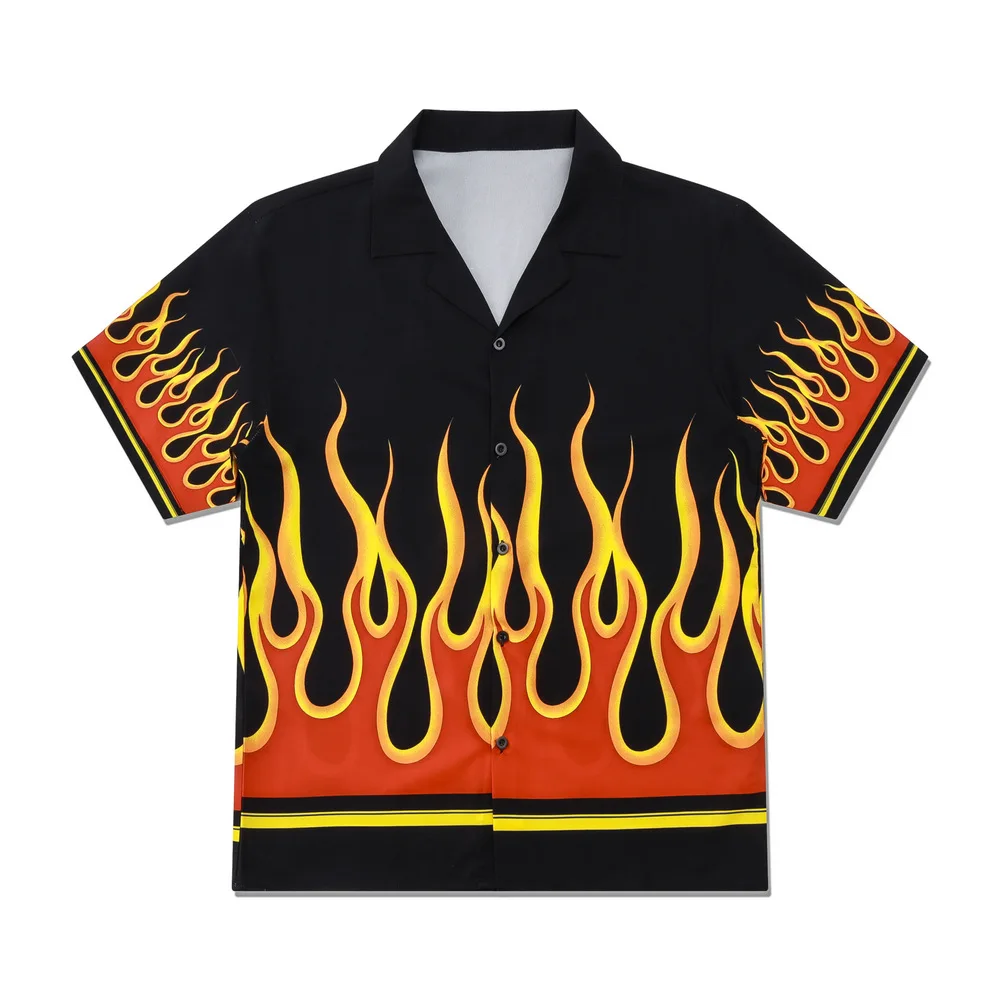 Summer Vintage Men's Shirts 2026 American Fashion 3D Red Flame Hawaiian Shirt Man Summer Short Sleeved Oversized Shirt For Men
Summer Vintage Men's Shirts 2026 American Fashion 3D Red Flame Hawaiian Shirt Man Summer Short Sleeved Oversized Shirt For Men