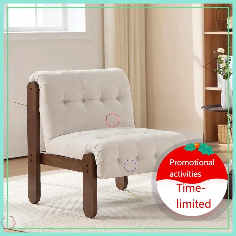 Hot salesModern Vintage Accent Chair with Button Tufted Back, Wood Legs, Chenille Beige for Living Room Bedroom
Hot salesModern Vintage Accent Chair with Button Tufted Back, Wood Legs, Chenille Beige for Living Room Bedroom