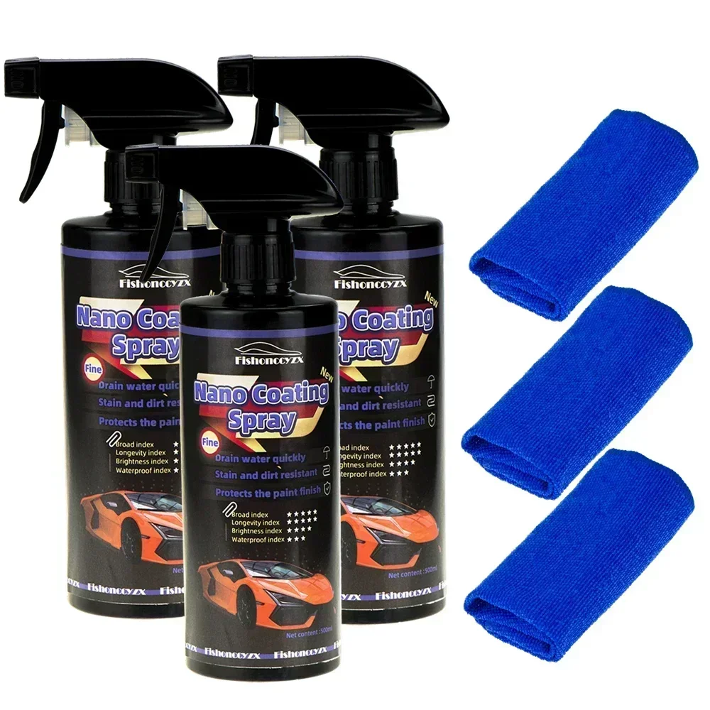 Ceramic Car Coating 500ML Nano Liquid Glass Plated Crystal Hydrophobic Waterproof Polishing Paint Hardness Liquid Glass for Cars
Ceramic Car Coating 500ML Nano Liquid Glass Plated Crystal Hydrophobic Waterproof Polishing Paint Hardness Liquid Glass for Cars