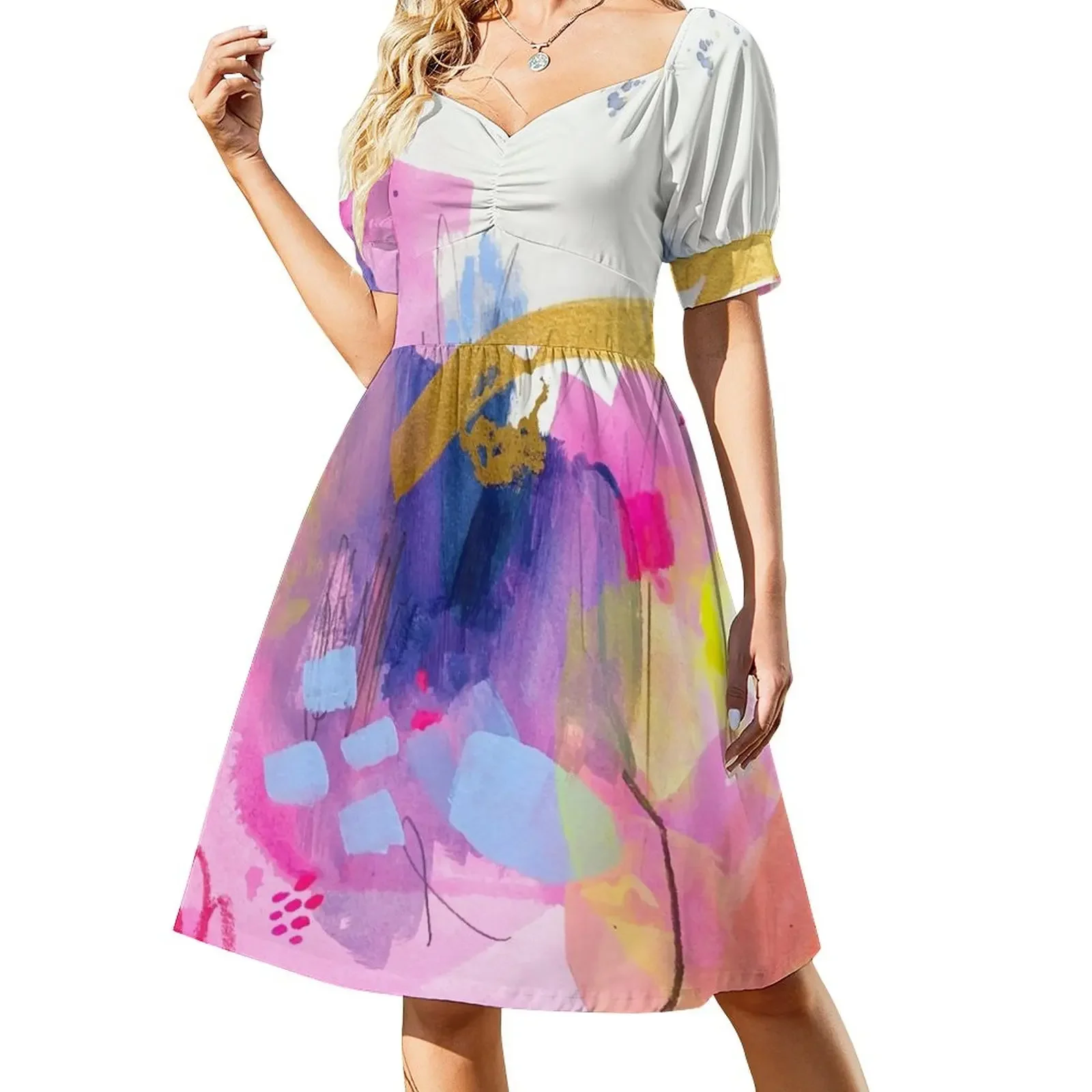 Abstract Mixed Media Art Painting - NEARLY THERE Short-Sleeved Dress Woman clothing Evening dresses Women's clothing
Abstract Mixed Media Art Painting - NEARLY THERE Short-Sleeved Dress Woman clothing Evening dresses Women's clothing