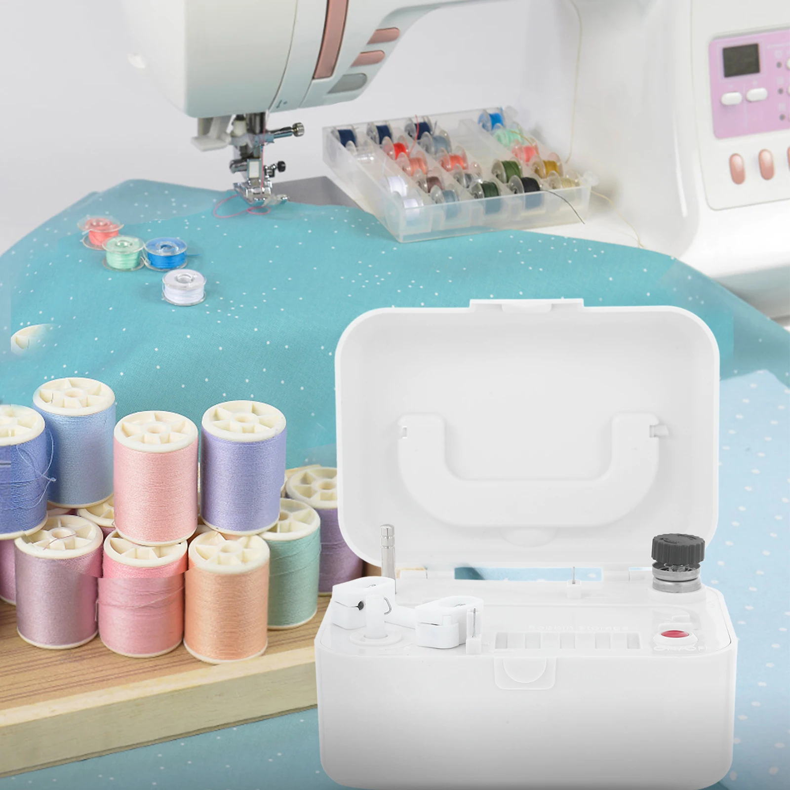 Induction Winding Machine Electric Automatic Bobbin Winders Yarn for Sewing Knitting Tools Portable String Winder
Induction Winding Machine Electric Automatic Bobbin Winders Yarn for Sewing Knitting Tools Portable String Winder