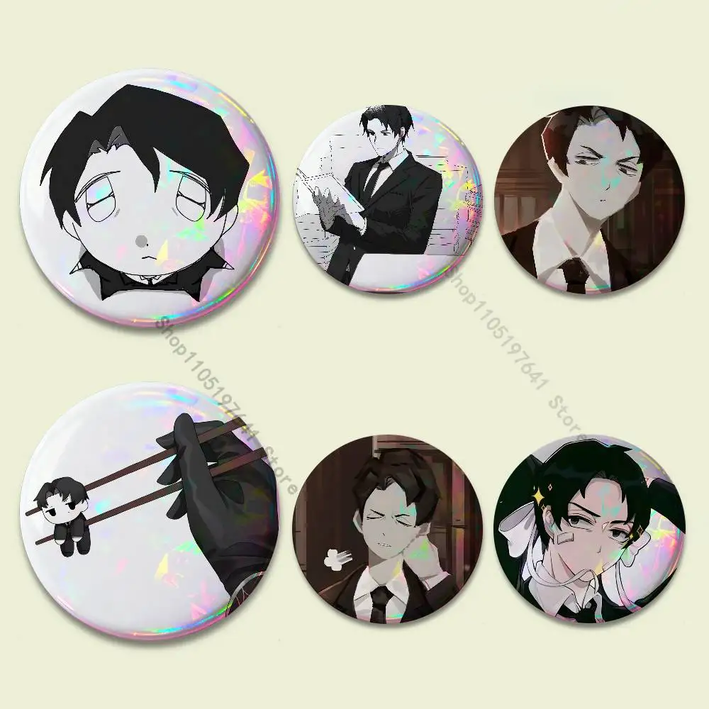 Game L-Library Of R-RuinaS R-Roland Laser reflective round badges pins bag clothing decorations collectibles gifts for friends
Game L-Library Of R-RuinaS R-Roland Laser reflective round badges pins bag clothing decorations collectibles gifts for friends