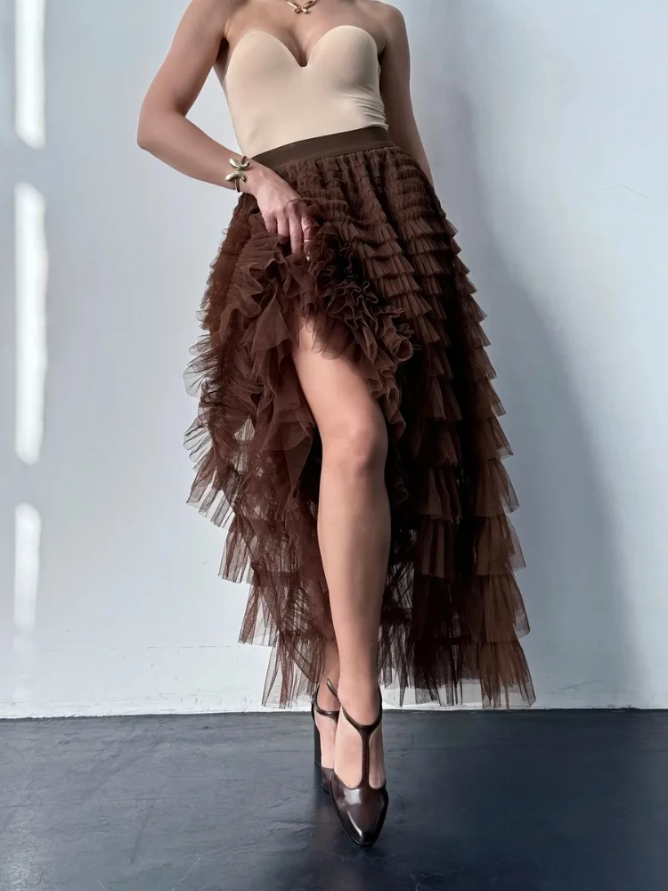 Сетчатая многослойная юбка-торт Весна и лето Пушистая газовая юбка с высокой талией Модная свободная однотонная плиссированная длинная юбка трапециевидной формы
Сетчатая многослойная юбка-торт Весна и лето Пушистая газовая юбка с высокой талией Модная свободная однотонная плиссированная длинная юбка трапециевидной формы