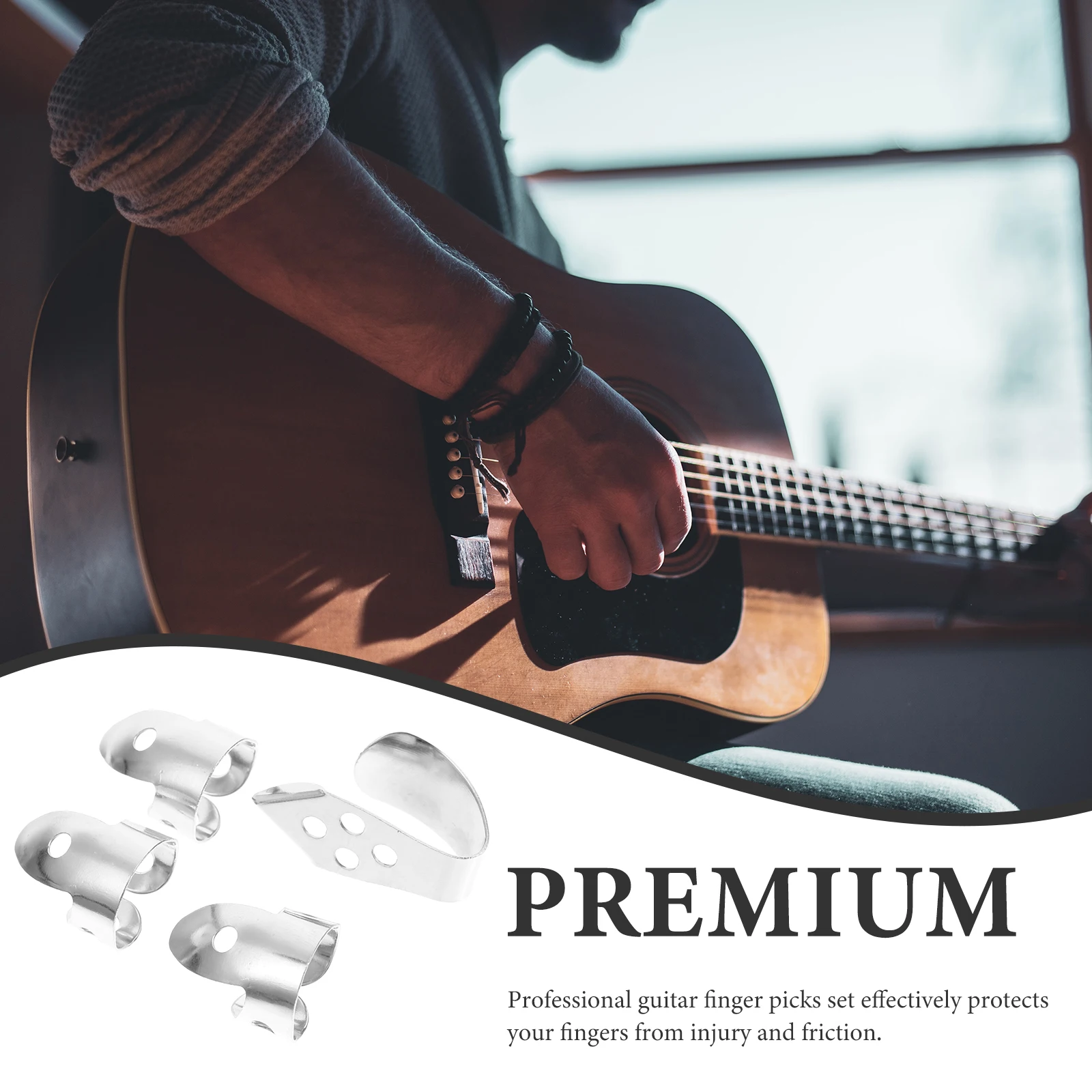 2 Sets Finger Suit Thumbpick Guitar Uñetas My Picks List Ukulele Accessory Banjo
2 Sets Finger Suit Thumbpick Guitar Uñetas My Picks List Ukulele Accessory Banjo