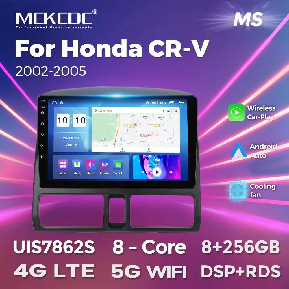 MEKEDE Android WIFI 4G LTE Radio for Honda CRV 2002 2003 2004 2005 GPS Navigation Carplay Auto Touch Screen 2 Din Receiver GPS
MEKEDE Android WIFI 4G LTE Radio for Honda CRV 2002 2003 2004 2005 GPS Navigation Carplay Auto Touch Screen 2 Din Receiver GPS