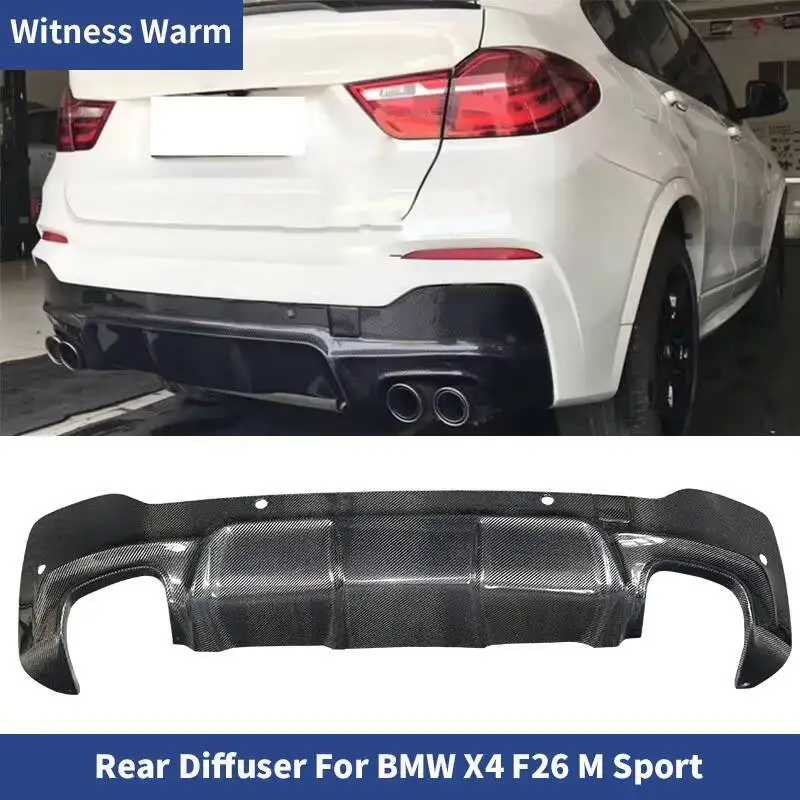 Car Styling Carbon Fiber Rear Diffuser Lip Bumper Spoiler for Bmw F26 X4 M-tech Sport Bumper Package 14-up
Car Styling Carbon Fiber Rear Diffuser Lip Bumper Spoiler for Bmw F26 X4 M-tech Sport Bumper Package 14-up