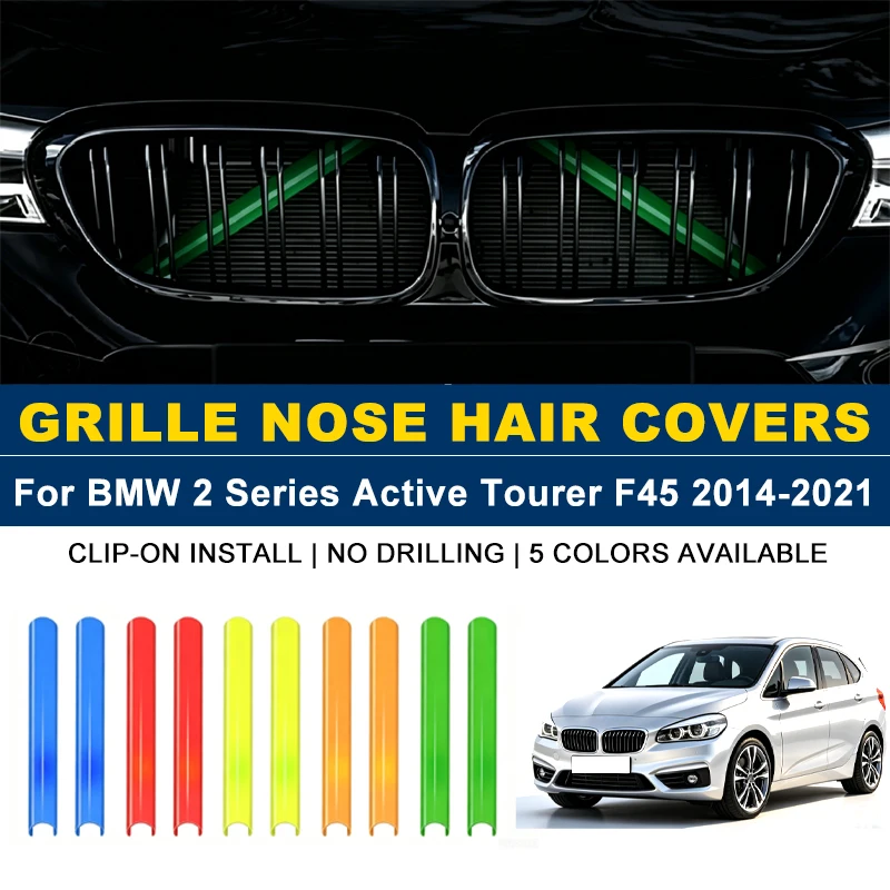 Front Grille Trim Strips 2Pcs, Kidney Nose Hair Decoration Vane Inserts For BMW 2 Series Active Tourer F45 2014-2021 2015 2016
Front Grille Trim Strips 2Pcs, Kidney Nose Hair Decoration Vane Inserts For BMW 2 Series Active Tourer F45 2014-2021 2015 2016
