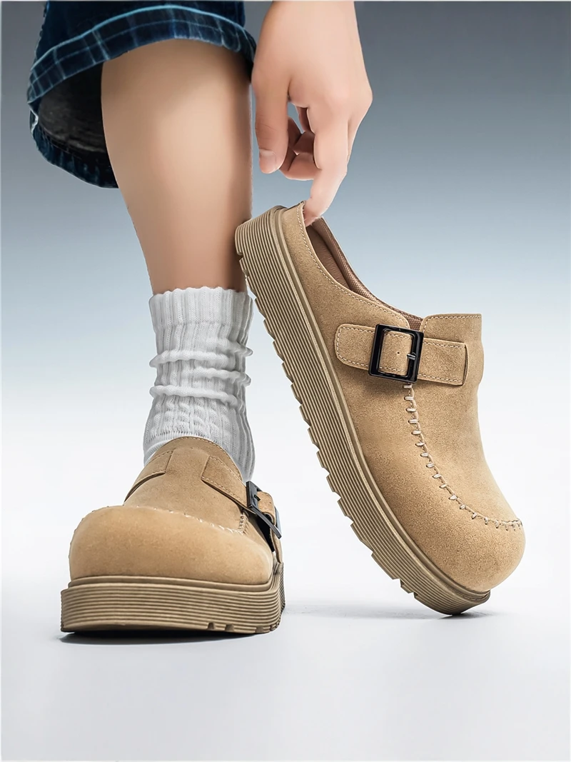 Birkent Men's Summer 2026 New Outdoor Wearable Retro Toe Covering Half Slippers Thick Bottom Anti-Slip Commuter Mules Shoes
Birkent Men's Summer 2026 New Outdoor Wearable Retro Toe Covering Half Slippers Thick Bottom Anti-Slip Commuter Mules Shoes