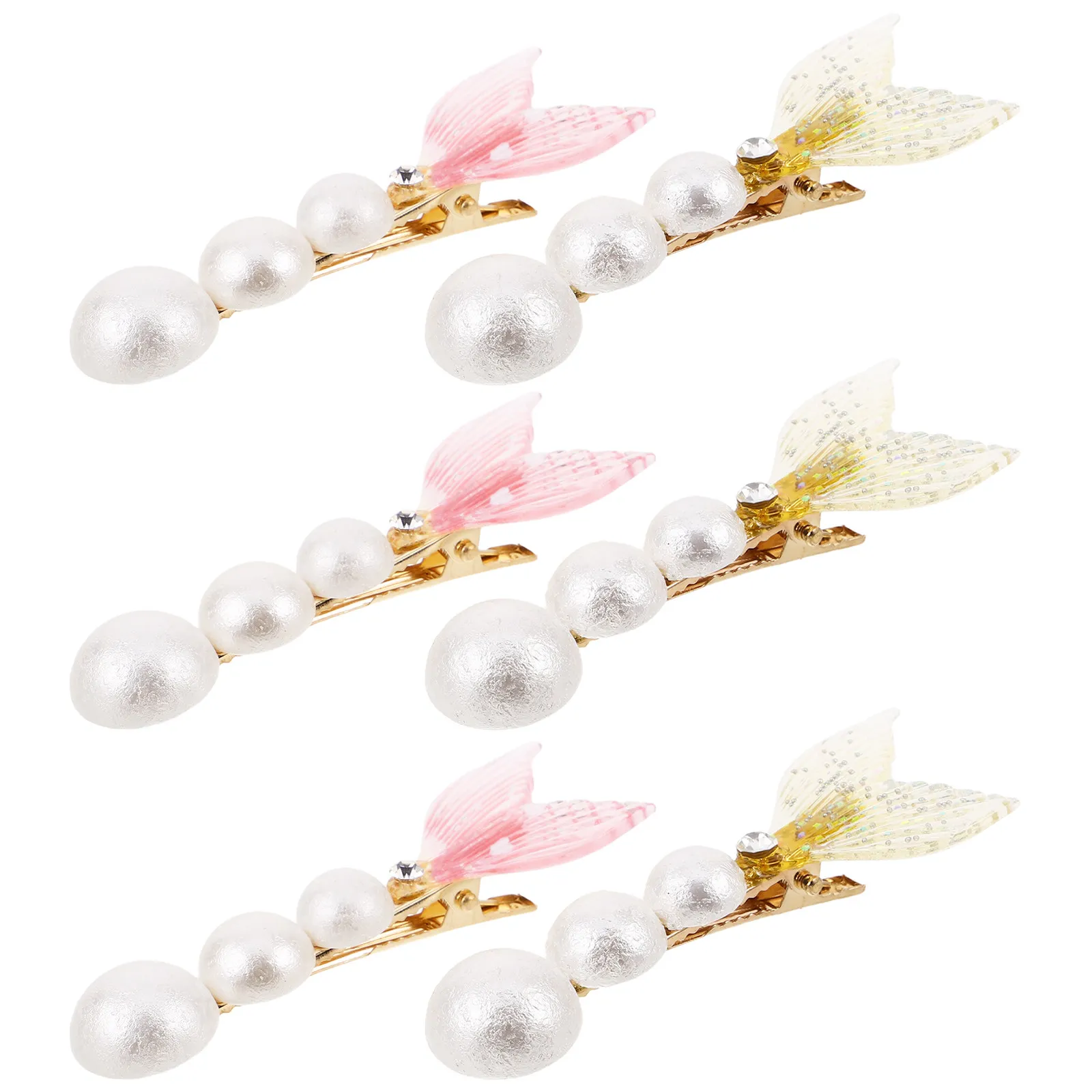 6Pcs Pearl Fish Hair Clips Mermaid Tail Rhinestone Simulation Pearls Elegant Hair Claw Clips for Women Girls Sparkly Salon
6Pcs Pearl Fish Hair Clips Mermaid Tail Rhinestone Simulation Pearls Elegant Hair Claw Clips for Women Girls Sparkly Salon