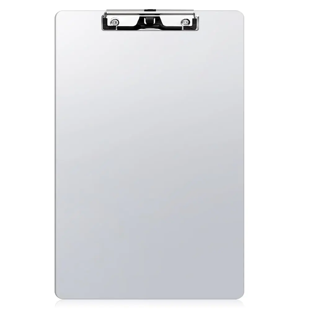 1 Pcs Aluminum Legal Size Clipboard 8.5x14 Inch Metal Clipboard with Metal Clip Heavy Duty High Capacity Durable Suitable fo
1 Pcs Aluminum Legal Size Clipboard 8.5x14 Inch Metal Clipboard with Metal Clip Heavy Duty High Capacity Durable Suitable fo