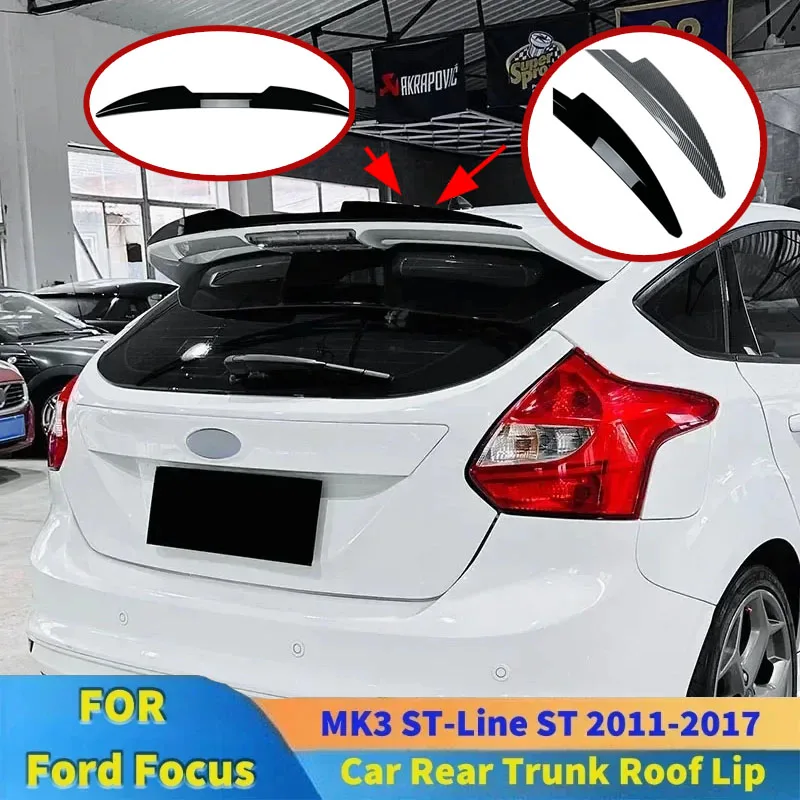 Car Rear Trunk Roof Lip for Ford Focus MK3 ST-Line ST 2011 2012 2013 2014 2015 2016 2017 Spoiler Wings Body Kit Automobiles
Car Rear Trunk Roof Lip for Ford Focus MK3 ST-Line ST 2011 2012 2013 2014 2015 2016 2017 Spoiler Wings Body Kit Automobiles