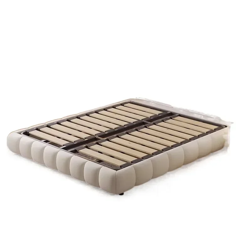 Cream wind tatami bed cat scratch leather bed modern simple double master bedroom 1.5 meters small apartment children's solid
Cream wind tatami bed cat scratch leather bed modern simple double master bedroom 1.5 meters small apartment children's solid