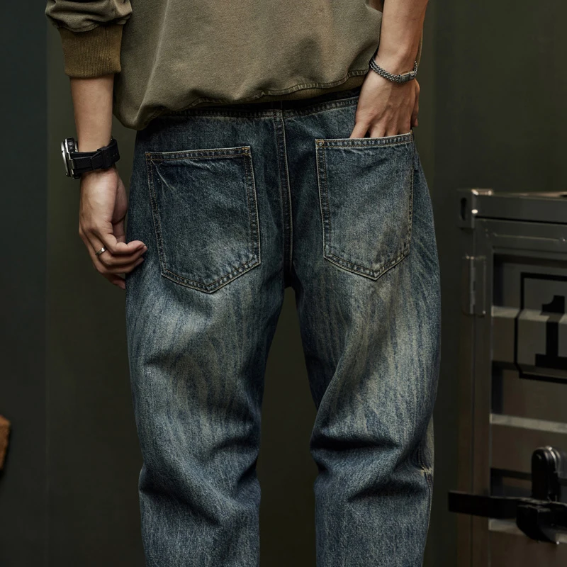 Jeans For Men Baggy Pants Loose Fit Harem Pants Blue Men's Clothing Casual Large Man Denim Trousers Quality Oversized 40
Jeans For Men Baggy Pants Loose Fit Harem Pants Blue Men's Clothing Casual Large Man Denim Trousers Quality Oversized 40