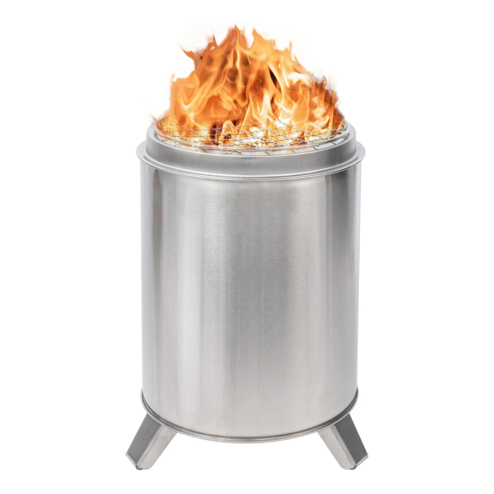 Portable Outdoor Camping Stove Smokeless Fire Pit with Grill Stainless Steel with Legs and Carry Bag
Portable Outdoor Camping Stove Smokeless Fire Pit with Grill Stainless Steel with Legs and Carry Bag