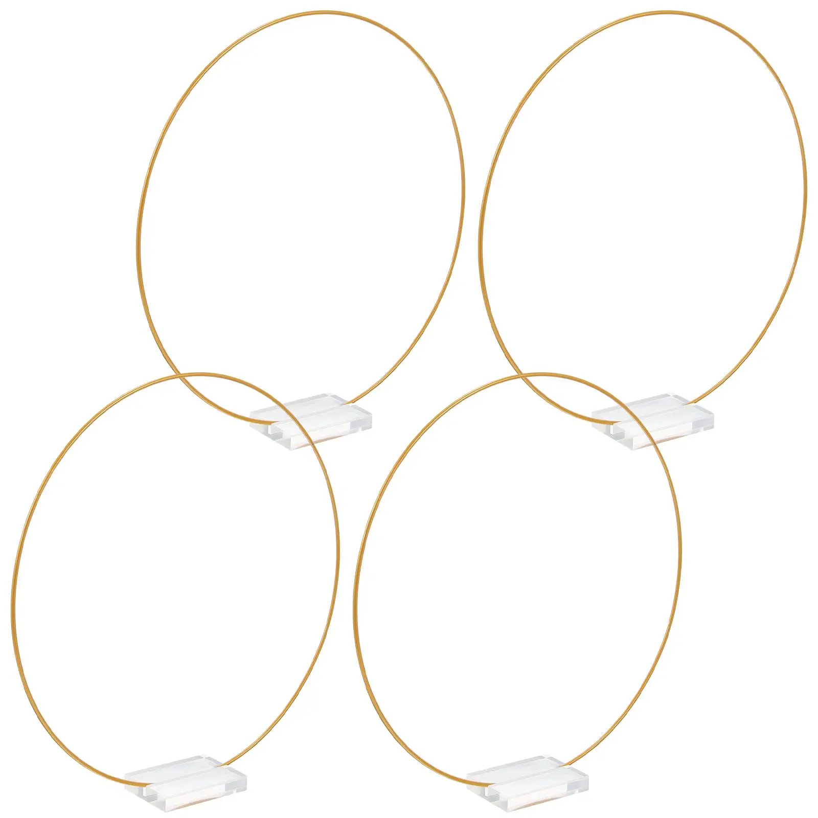 4 Pcs 30cm Golden Metal Floral Hoops Wreath Rings Decorative Iron Garden Arch Frame DIY Craft Supplies Table Centerpiece
4 Pcs 30cm Golden Metal Floral Hoops Wreath Rings Decorative Iron Garden Arch Frame DIY Craft Supplies Table Centerpiece