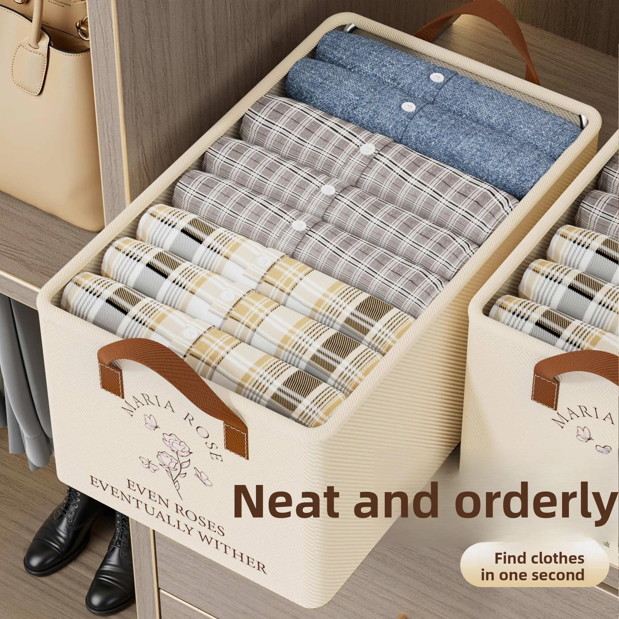 Large Capaci Clothes Storage Box with Lid Underwear Organizer Der Home Use Fabric Material European Sle Fre Trend
Large Capaci Clothes Storage Box with Lid Underwear Organizer Der Home Use Fabric Material European Sle Fre Trend
