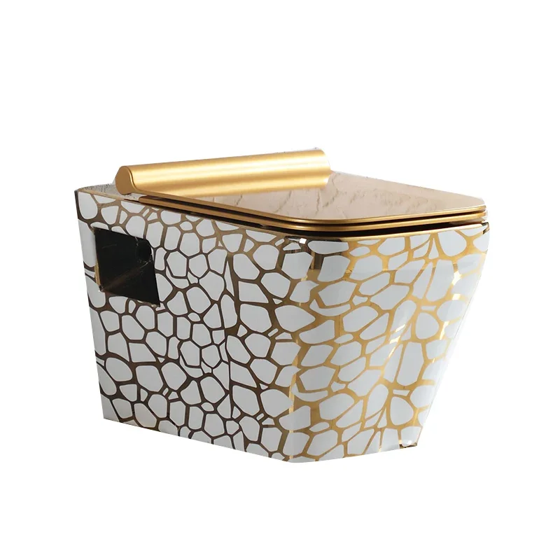 ~Golden Wall-Mounted Toilet Hanging Flush Sit Color Toilet Wall-Mounted Wall Drainage Toilet
~Golden Wall-Mounted Toilet Hanging Flush Sit Color Toilet Wall-Mounted Wall Drainage Toilet