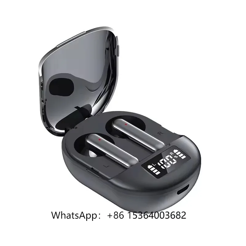 K40 Half In-ear Earbuds TWS Audifonos Low Latency Portable Headset Digital Display Wireless BT V5.3 Headphone
K40 Half In-ear Earbuds TWS Audifonos Low Latency Portable Headset Digital Display Wireless BT V5.3 Headphone