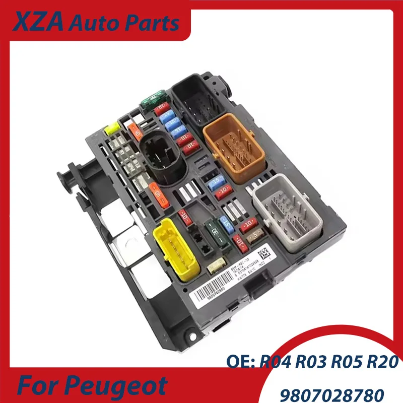 R04 R03 R05 R20 9807028780 Original Fuse Box for Peugeot 307 607 Citroen C4 BSM 9664706180 Engine Servo Box
R04 R03 R05 R20 9807028780 Original Fuse Box for Peugeot 307 607 Citroen C4 BSM 9664706180 Engine Servo Box