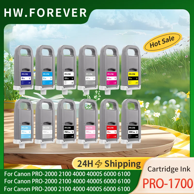 PFI1700 PFI-1700 Ink Cartridge Compatible For Canon imagePROGR Pro 2000 4000 4000s 6000 6000s Pro2100 4100 6100 With Pigment Ink
PFI1700 PFI-1700 Ink Cartridge Compatible For Canon imagePROGR Pro 2000 4000 4000s 6000 6000s Pro2100 4100 6100 With Pigment Ink