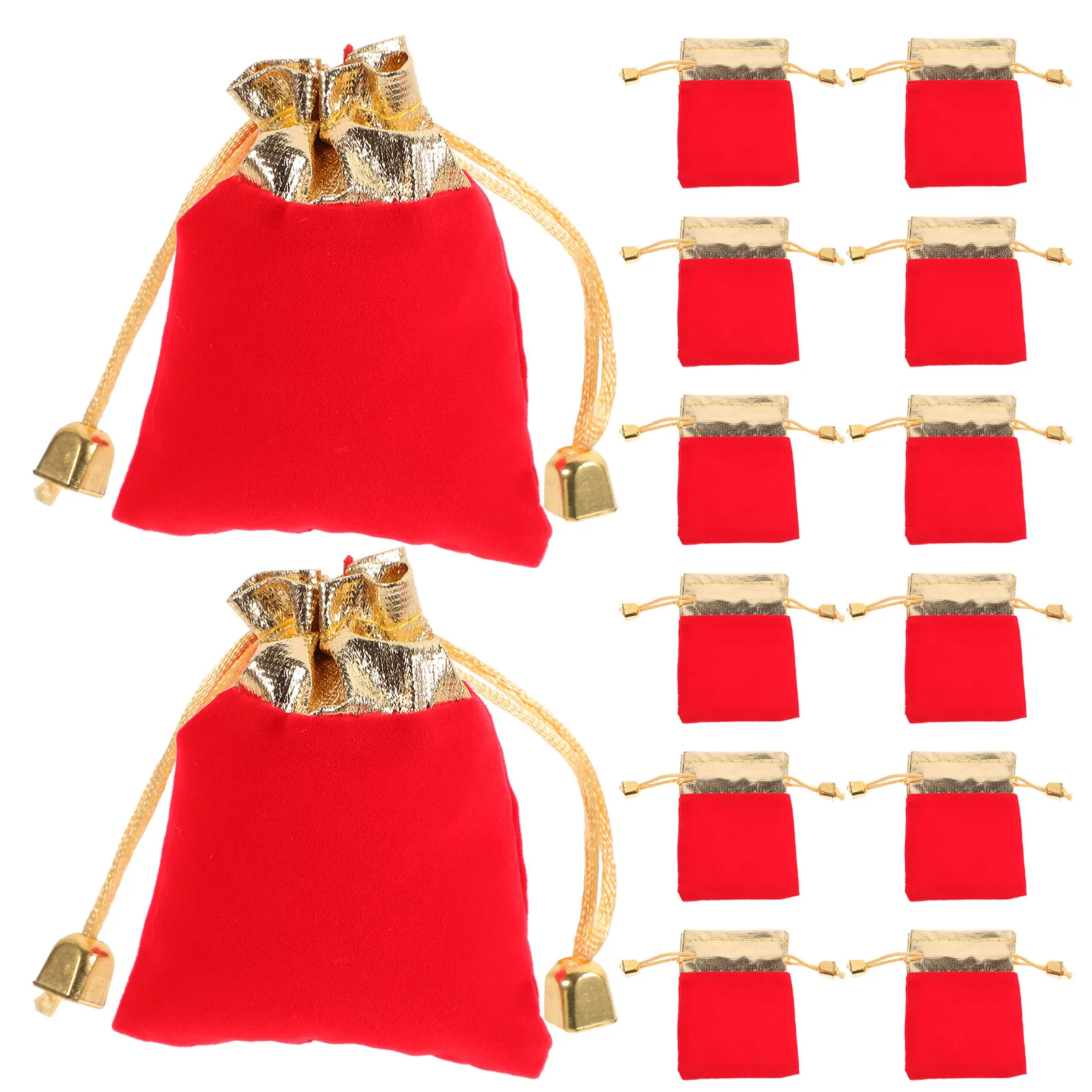 20Pcs Elegant Gold Trim Jewelry Storage Bags Soft Cloth Drawstring Pouches for Gifts Accessories Travel Organization
20Pcs Elegant Gold Trim Jewelry Storage Bags Soft Cloth Drawstring Pouches for Gifts Accessories Travel Organization