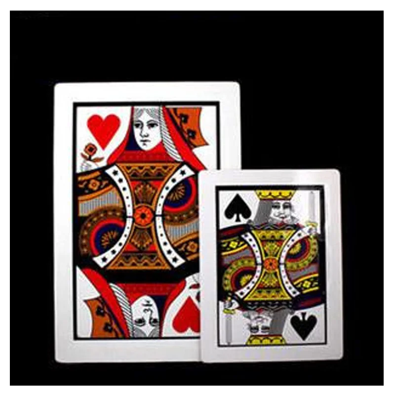 Three Card Monte (Q, K),size 30*45cm - Stage Magic Super effect Party Magie Tricks Magic Accessories Magia Toys Classic Magie
Three Card Monte (Q, K),size 30*45cm - Stage Magic Super effect Party Magie Tricks Magic Accessories Magia Toys Classic Magie