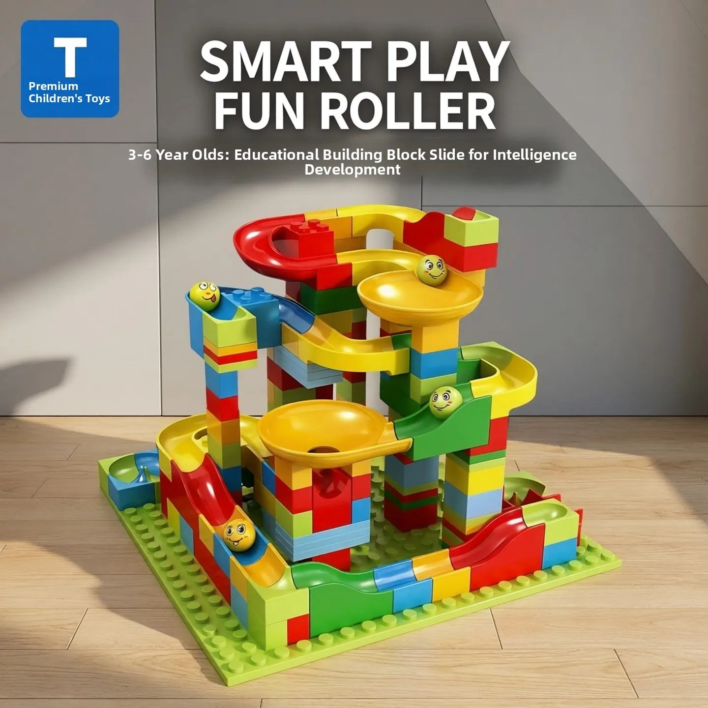 Children's Educational Building Blocks Toy Assembly Intelligence Development Large And Small Particle Sliding Board Enlighten...
Children's Educational Building Blocks Toy Assembly Intelligence Development Large And Small Particle Sliding Board Enlighten...
