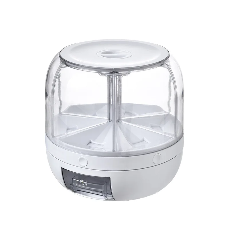 Rotating rice bucket box Household large-capacity rotating grid grain bucket Insect-proof and moisture-proof rice bucket seal
Rotating rice bucket box Household large-capacity rotating grid grain bucket Insect-proof and moisture-proof rice bucket seal
