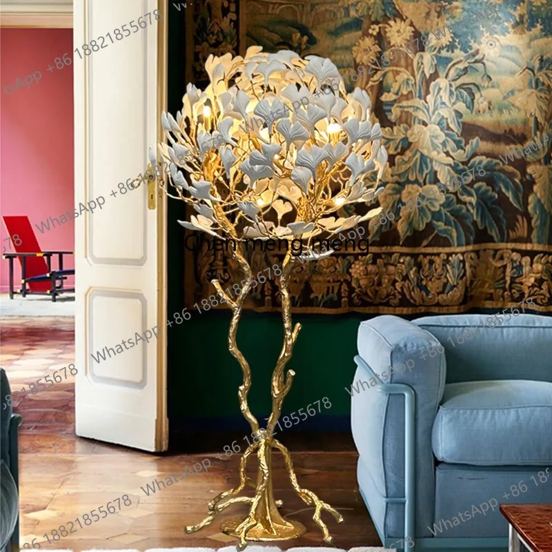 French high-end living room bedside study floor lamp hotel creative tea room art
French high-end living room bedside study floor lamp hotel creative tea room art