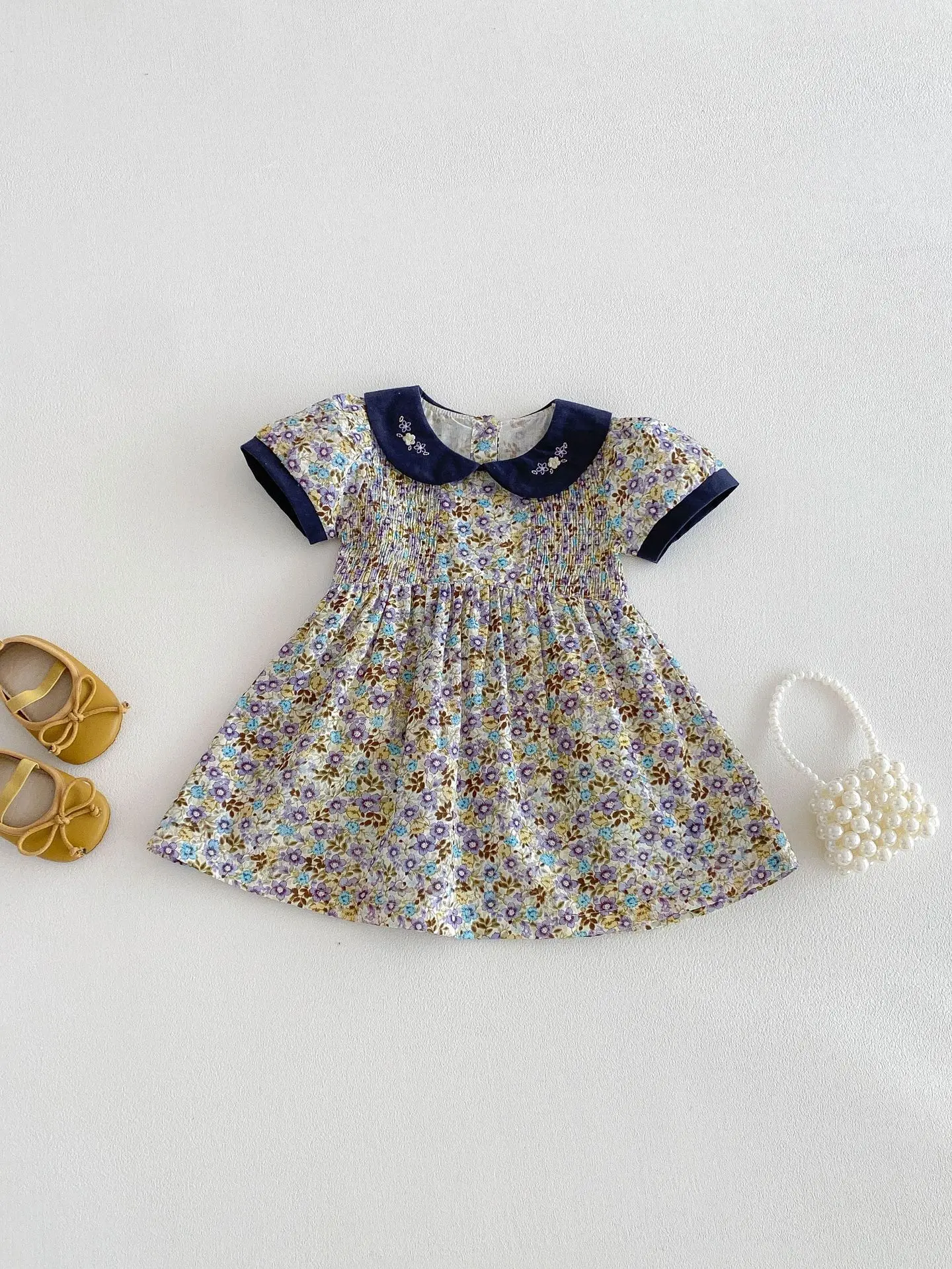 2026 Summer New Toddler Girls Dresses 9M-4T Thin Cotton Floral Baby Dress Cute Embroidered Flower Collar Kids Princess Dress
2026 Summer New Toddler Girls Dresses 9M-4T Thin Cotton Floral Baby Dress Cute Embroidered Flower Collar Kids Princess Dress