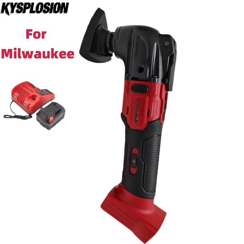 KYS Brushless Electric Trimmer Saw for Milwaukee M18 Battery Oscillating Multi Tool Cordless Vibration Woodworking Powerl Tool
KYS Brushless Electric Trimmer Saw for Milwaukee M18 Battery Oscillating Multi Tool Cordless Vibration Woodworking Powerl Tool
