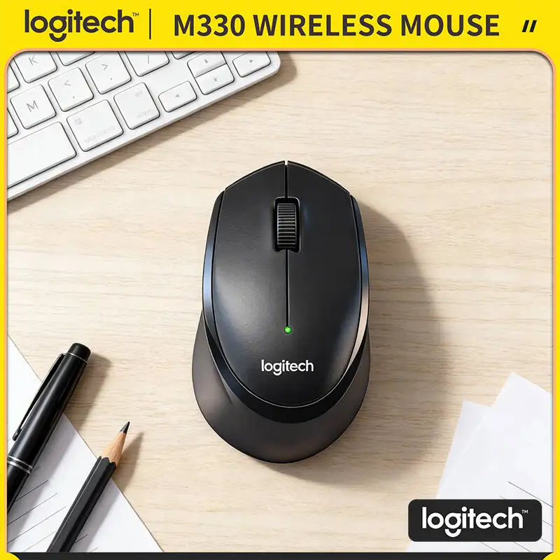 Logitech M330 Silent Cordless Mouse 2.4G USB Nano Receiver Quiet Clicks Ergonomic Grip 10m Range for Office Home PC Mac Laptop
Logitech M330 Silent Cordless Mouse 2.4G USB Nano Receiver Quiet Clicks Ergonomic Grip 10m Range for Office Home PC Mac Laptop