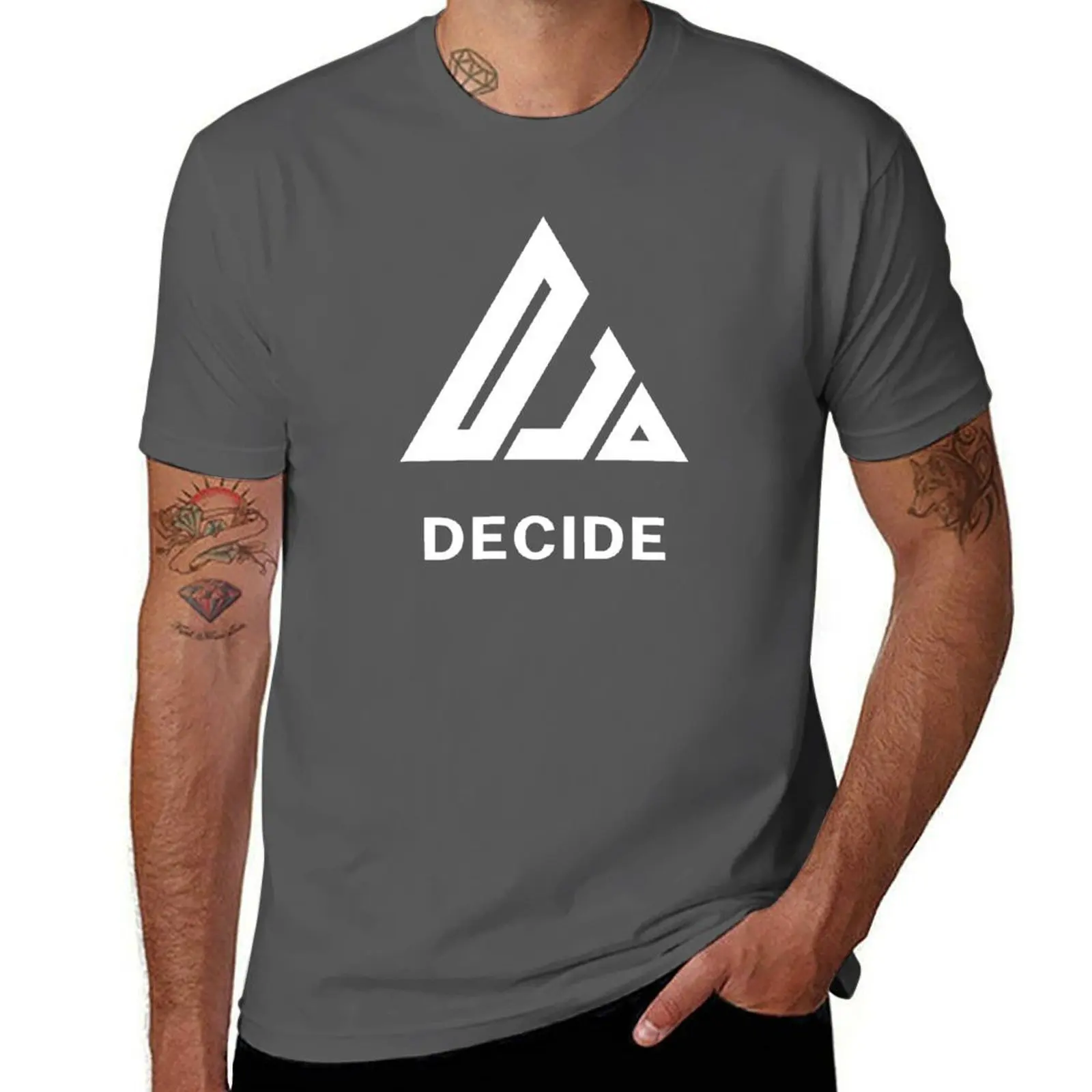 Djo Merch Decide Logo T-Shirt Basic Simple Design Short Sleeve Shirt
Djo Merch Decide Logo T-Shirt Basic Simple Design Short Sleeve Shirt