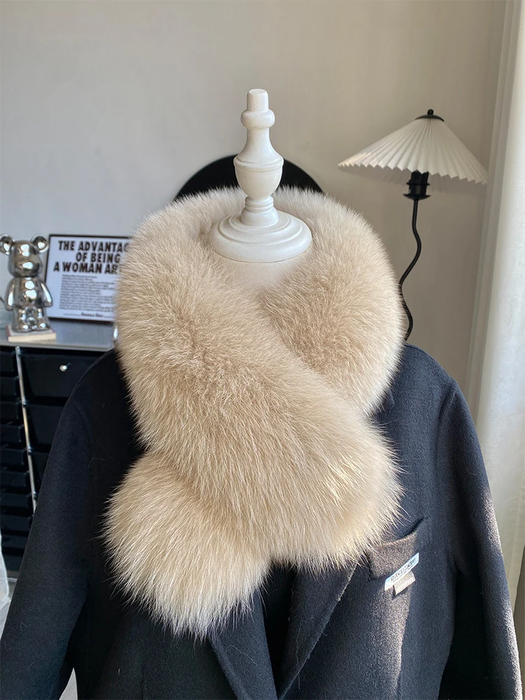 Fox Fur Collar Women Winter Coat Hood Decor Furry Fur Collar Fashion Warm Coat Shawl Natural Fox Fur Scarf Neck Warmer
Fox Fur Collar Women Winter Coat Hood Decor Furry Fur Collar Fashion Warm Coat Shawl Natural Fox Fur Scarf Neck Warmer