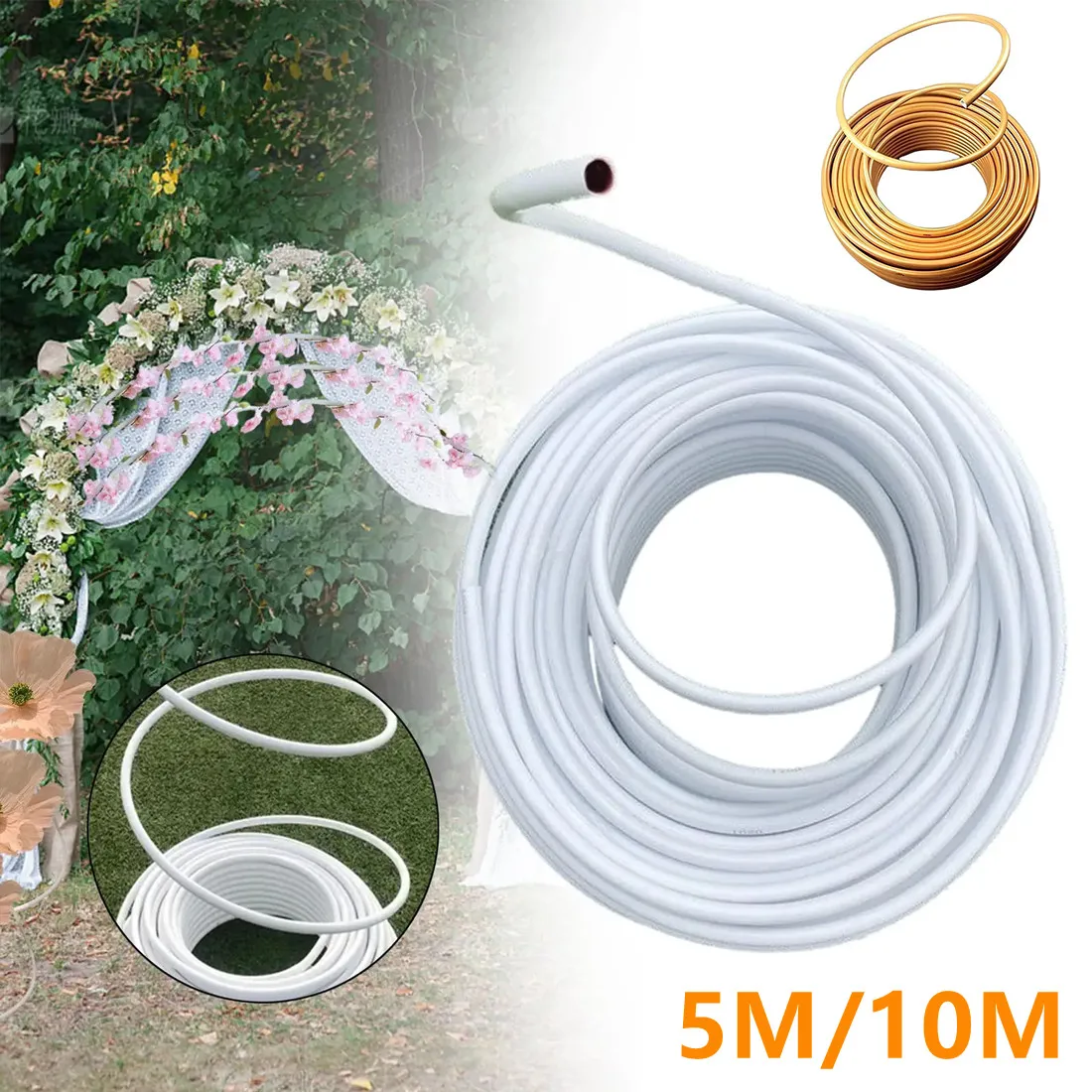 PVC Modelling Tube Decorative Soft Tube Lightweight Enduring Bending Decorative Prop Party Decor Tube for Background Arch
PVC Modelling Tube Decorative Soft Tube Lightweight Enduring Bending Decorative Prop Party Decor Tube for Background Arch
