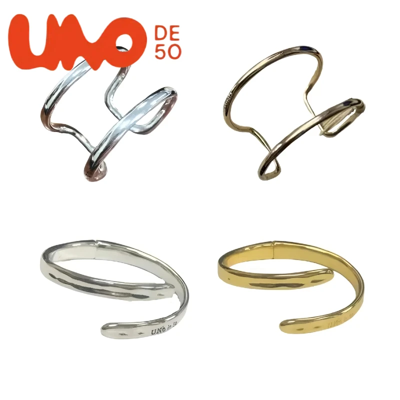 UNOde50 Посеребренная S925 и позолота 14K: Привлекательность фирменной отделки браслета
UNOde50 Посеребренная S925 и позолота 14K: Привлекательность фирменной отделки браслета 