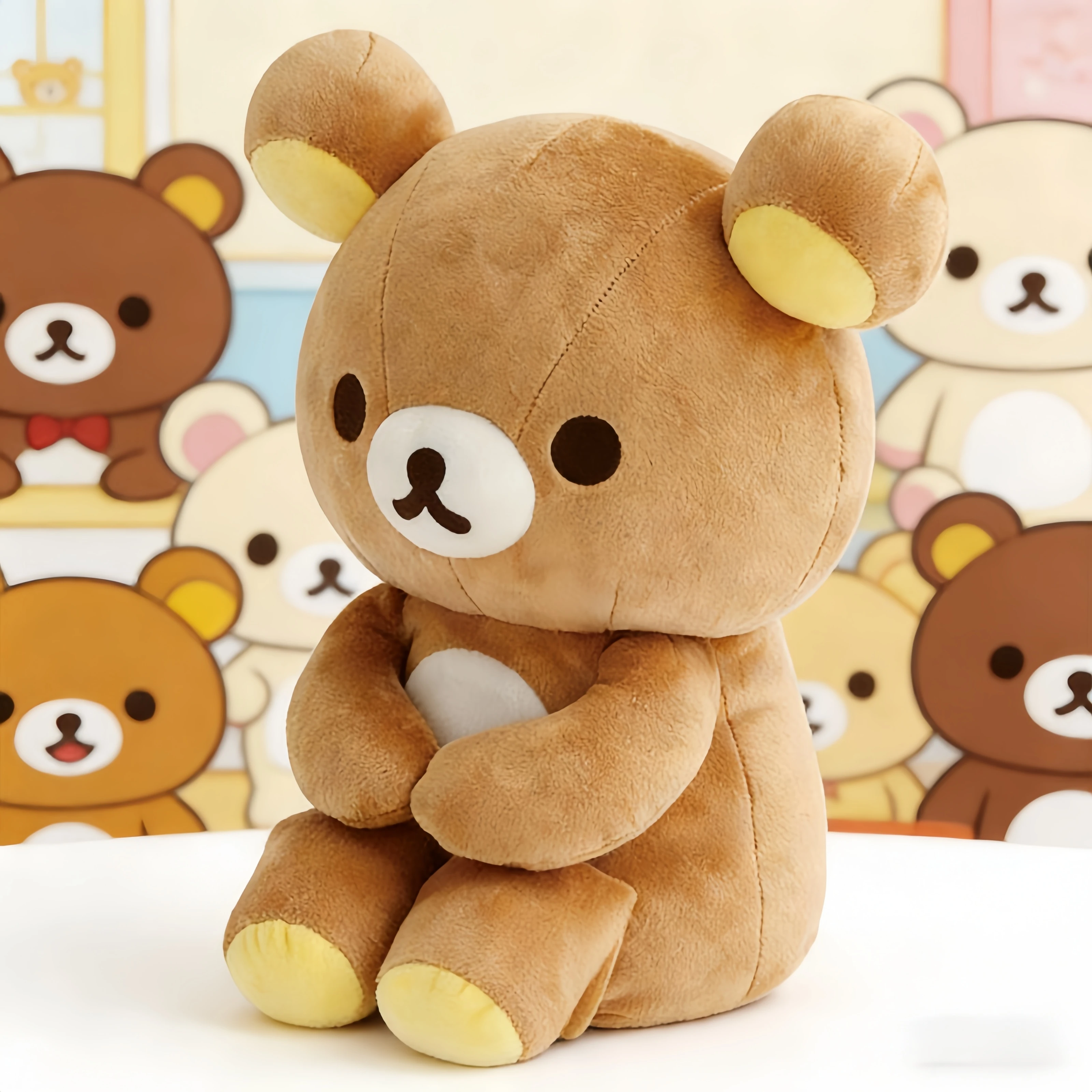 Плюшевый медведь Рилаккума, коллекционная мягкая игрушка, подарок на День святого Валентина
Плюшевый медведь Рилаккума, коллекционная мягкая игрушка, подарок на День святого Валентина