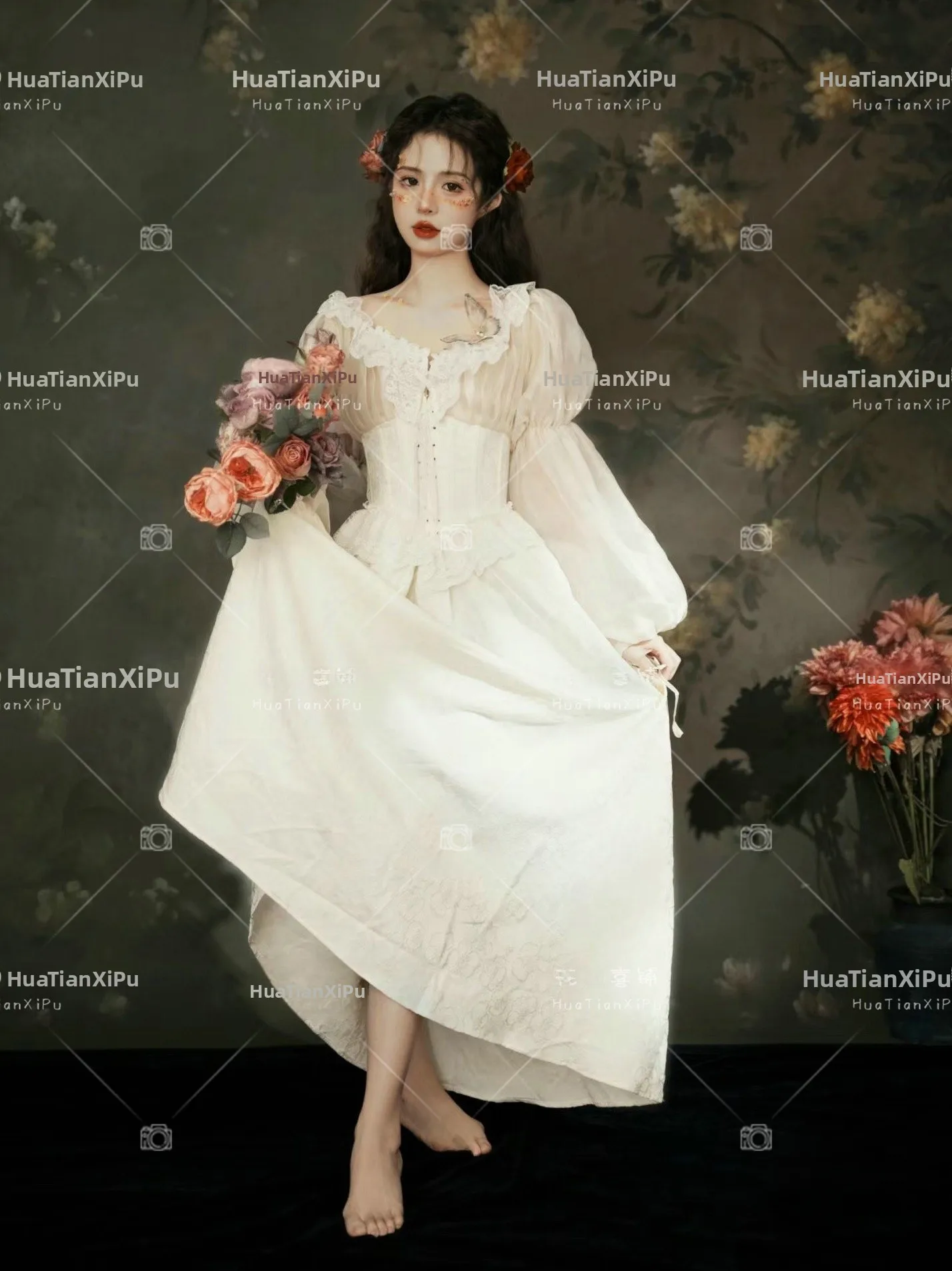 Vintage Theme Style Oil Painting Dress Photography Costume New Arrival Summer 2024 Women's Ethnic Stage Costume
Vintage Theme Style Oil Painting Dress Photography Costume New Arrival Summer 2024 Women's Ethnic Stage Costume