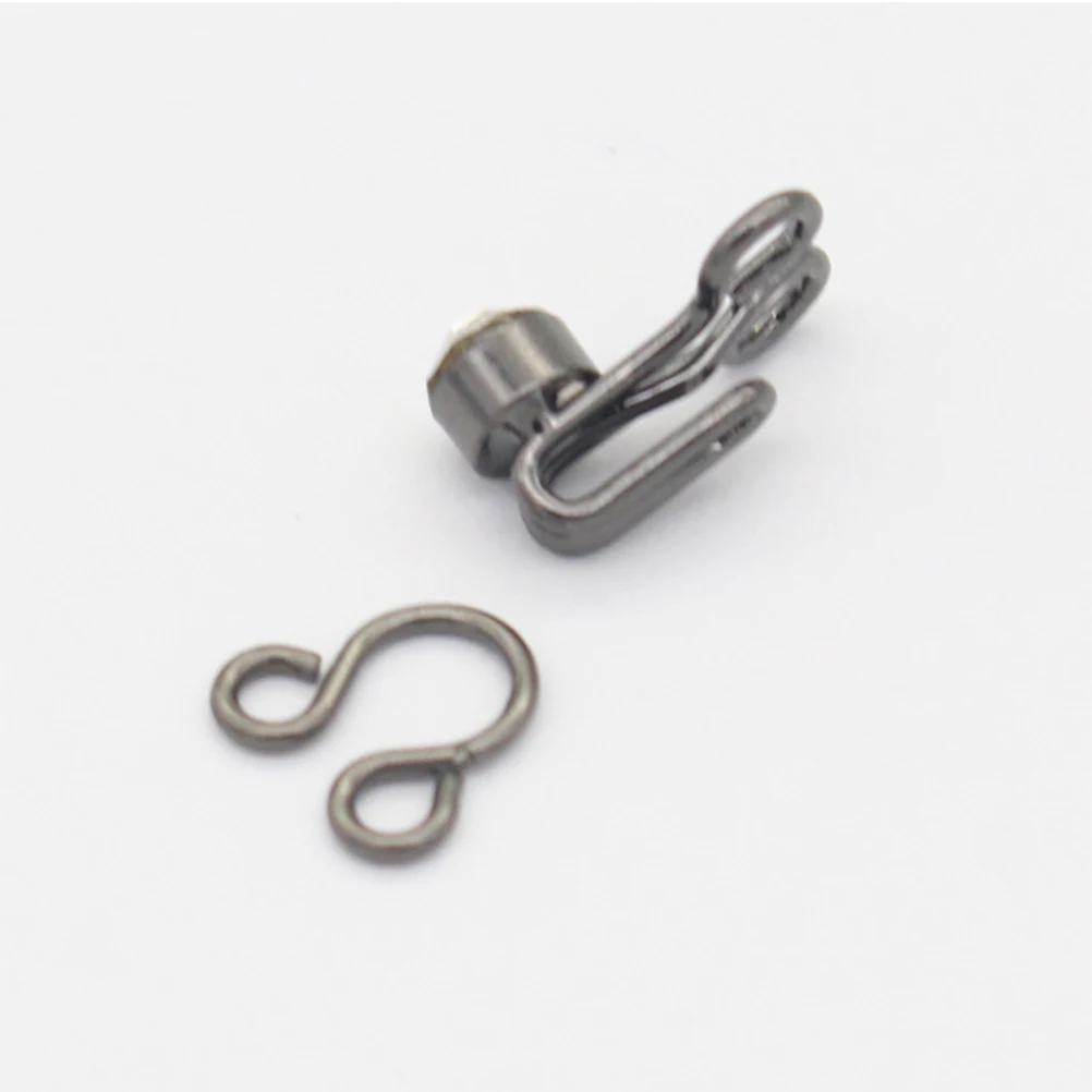 50Pairs Collar Hooks Metal Hook Buckles Strong Sturdy Sewing Hooks for Bras Bustiers Corsets Lingerie Dress Skirt Pants 
50Pairs Collar Hooks Metal Hook Buckles Strong Sturdy Sewing Hooks for Bras Bustiers Corsets Lingerie Dress Skirt Pants