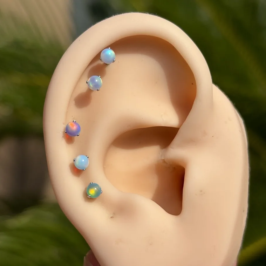 Опаловый пирсинг Daith 16 г, нержавеющая сталь, внутренняя нить, губная серьга, серьги-гвоздики, спираль, пирсинг козелка, ювелирные изделия
Опаловый пирсинг Daith 16 г, нержавеющая сталь, внутренняя нить, губная серьга, серьги-гвоздики, спираль, пирсинг козелка, ювелирные изделия