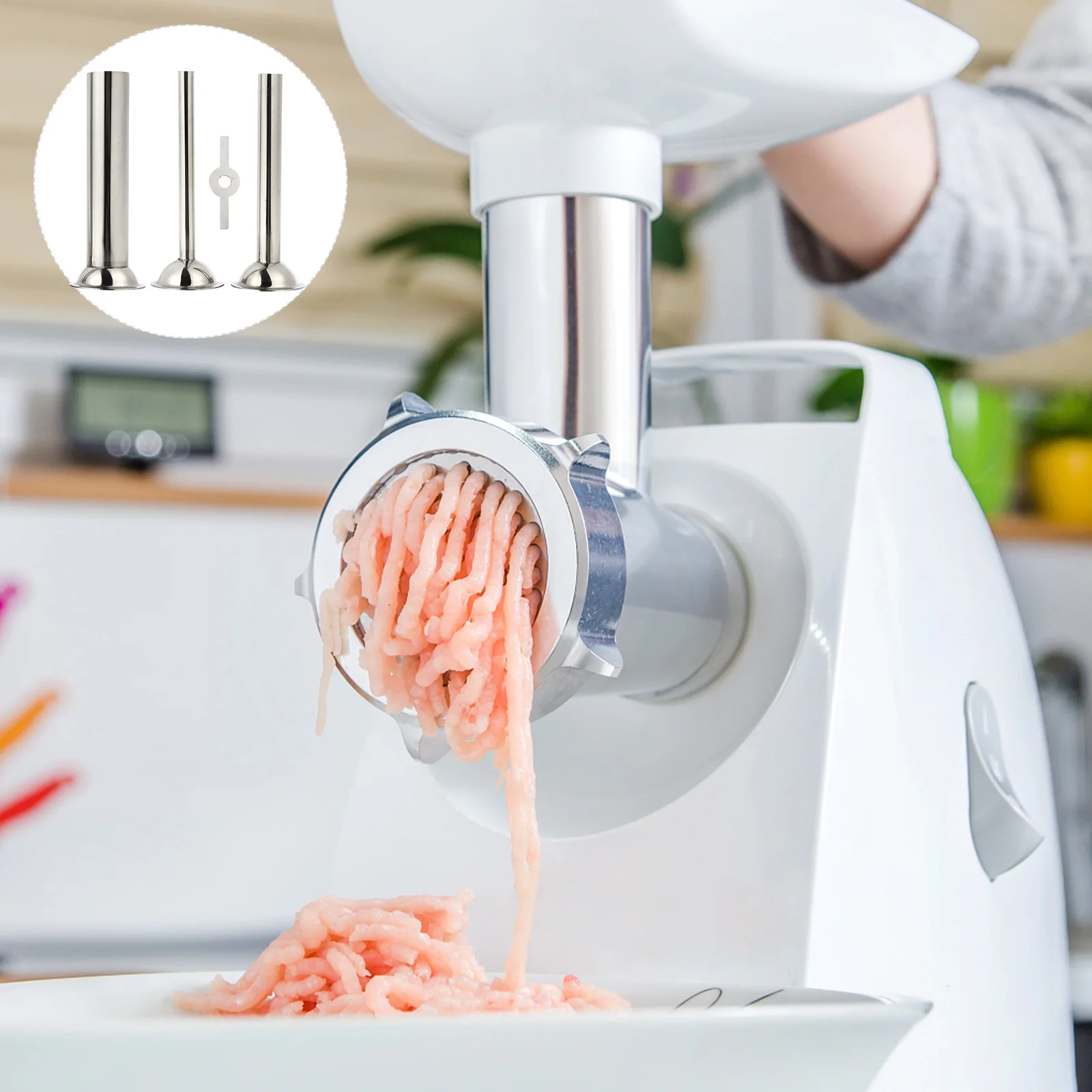 Stainless Steel Sausage Accessories High Quality Tools Meat Vegetarian Filler Tubes Non Rusting Processing Parts
Stainless Steel Sausage Accessories High Quality Tools Meat Vegetarian Filler Tubes Non Rusting Processing Parts