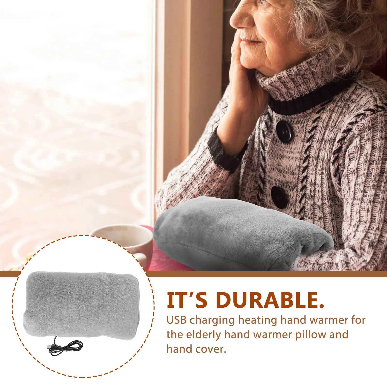 1Pcs USB Charging Hand Warmer Reusable Portable Electric Warm Pad for Long Hours Working Studying Safe Fast Heat Thick Flannel
1Pcs USB Charging Hand Warmer Reusable Portable Electric Warm Pad for Long Hours Working Studying Safe Fast Heat Thick Flannel